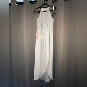 BHLDN bridesmaid dress size 12, color Fog
